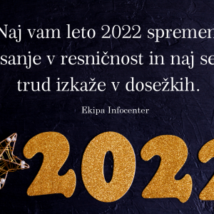 Voščilo 2022 - Infocenter