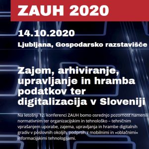Skupina Infocenter na konferenci ZAUH in DIGITALIZACIJA 2020